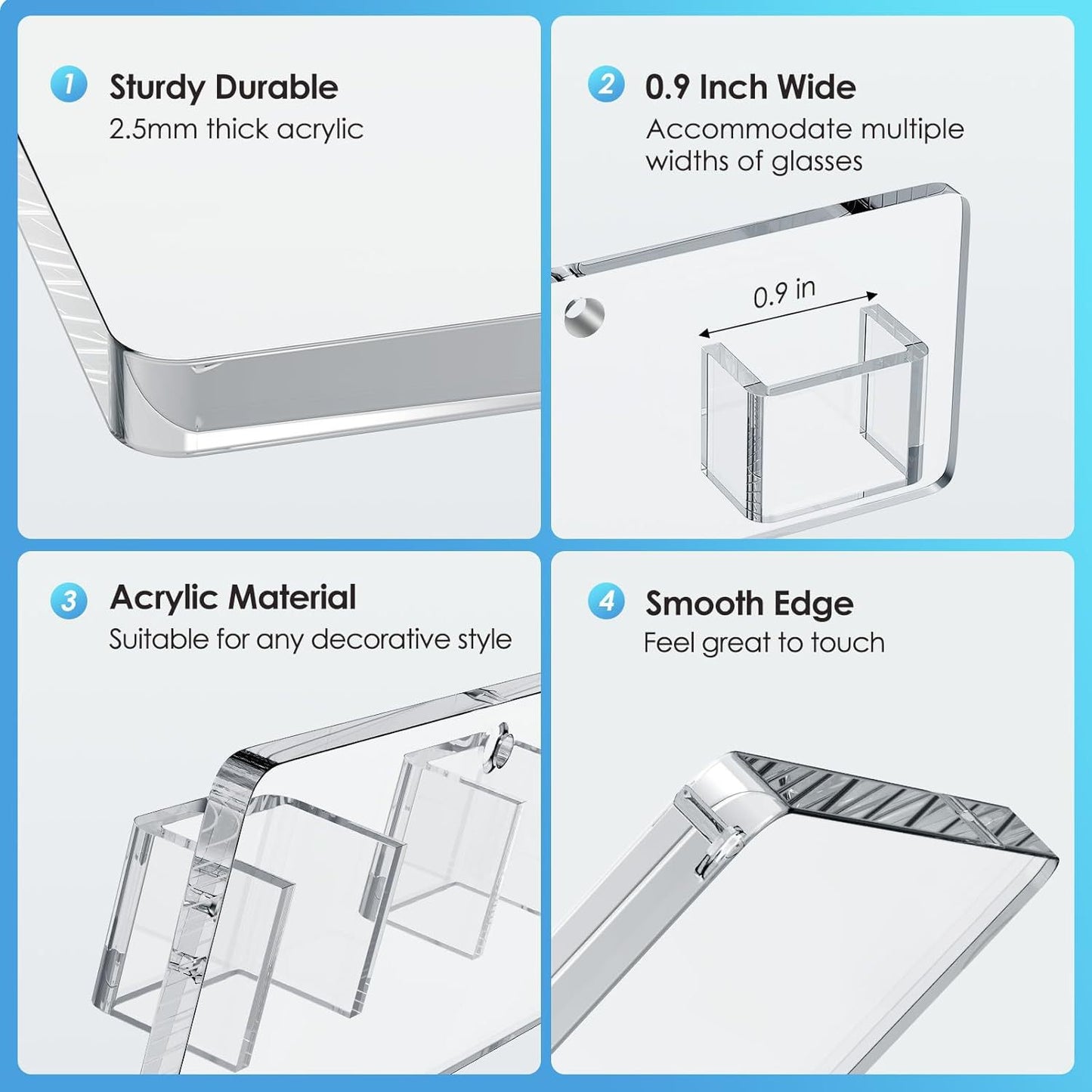 Acrylic Sunglasses Display Rack - Image 1