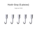 Gray Hooks [5 Pieces]