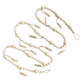 Bead String Photo Storage Option A with One String of Wooden Beads (Includes 12 Clips)