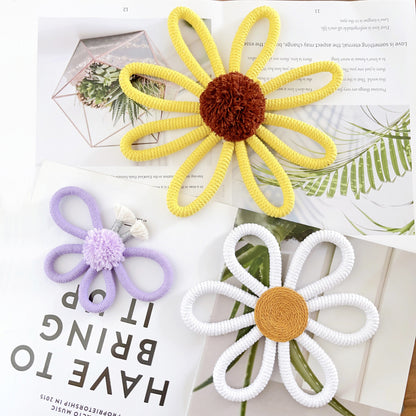 Bohemian daisy wall hanging for kids room