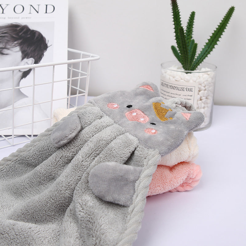Playful design hand towels