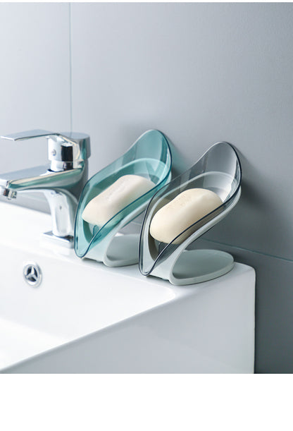 Water-Saving Leaf Soap Holder Image 1