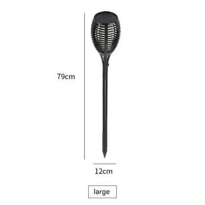 Solar flame lamp outdoor