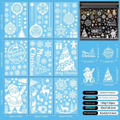 Festive Winter Sticker Design