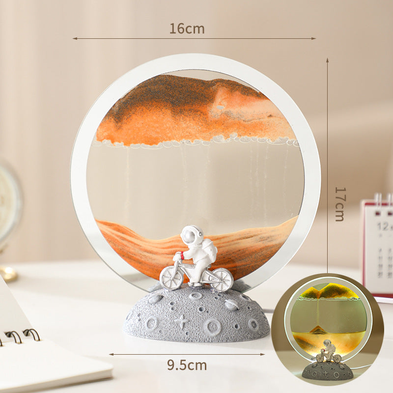 flowing sand decor piece