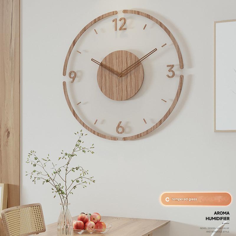 Contemporary Tempered Glass Timepiece Image 7