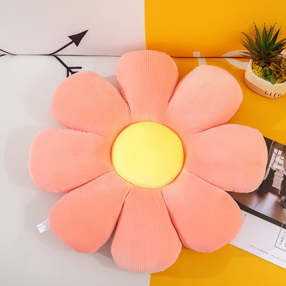 daisy plush pillow