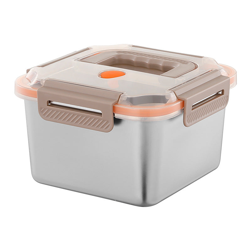 Versatile stainless steel lunch box