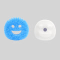Loofah-Like Sponge + Storage Rack