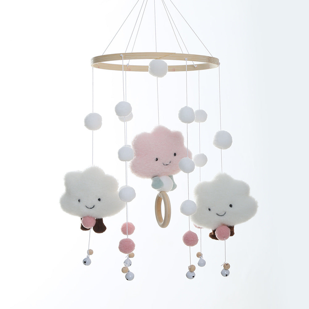 whimsical pom pom mobile image 2
